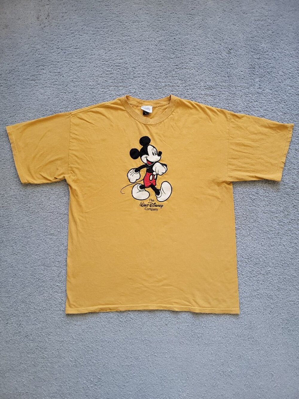 Y2K Vintage Disney CAST EXCLUSIVE Collectable Mickey Mouse T-Shirt MENS XL